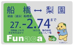 ふなっしー ICカード