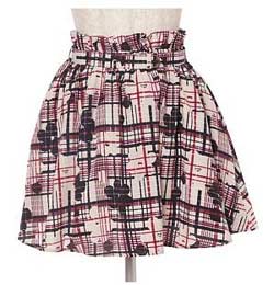 ricori オリジナルチェックフラワーギャザー