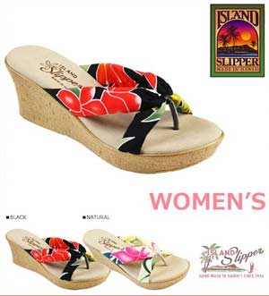 ISLAND SLIPPER サンダル [2カラー] P384 Double Puff Strap Thong レザー レディースダブル パフ ストラップ ソング