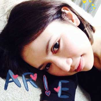 水沢アリー 黒髪 イメチェン