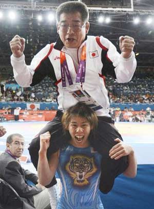 吉田沙保里 栄勝1