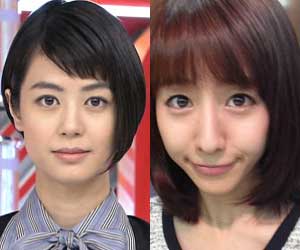 夏目三久 田中みな実