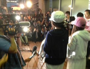 入山　川栄　退院　撮影3