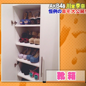 川栄李奈の家の靴箱