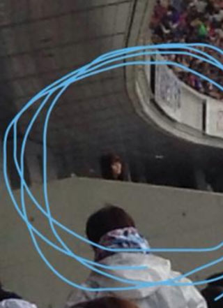 ダレノガレ明美観覧席