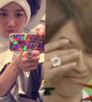 大倉と芹那の指輪