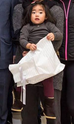 安藤美姫の子ども?の写真