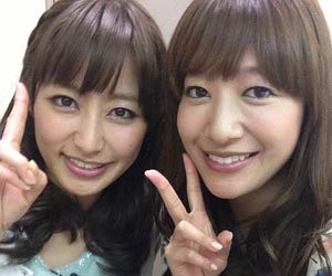 枡田絵理奈と吉田明世のツーショット写真