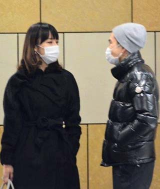 井岡と谷村のツーショット写真