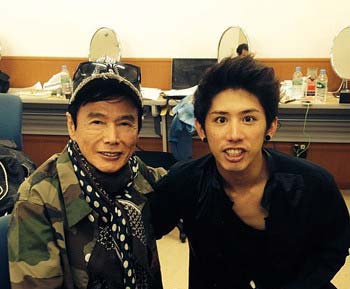 森進一とTakaさんのツーショット写真