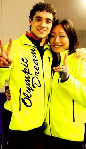 安藤美姫とハビエル・フェルナンデスツーショット写真 2010年頃