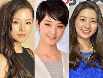 小西真奈美、剛力彩芽、足立梨花