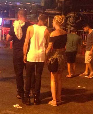 ワンダイレクション・ゼインマリク浮気現場タイ・プーケット