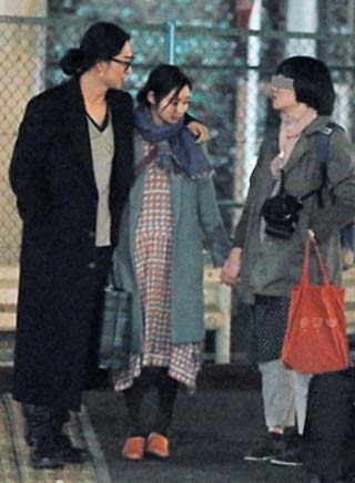 松田翔太と忽那汐里のツーショット写真3