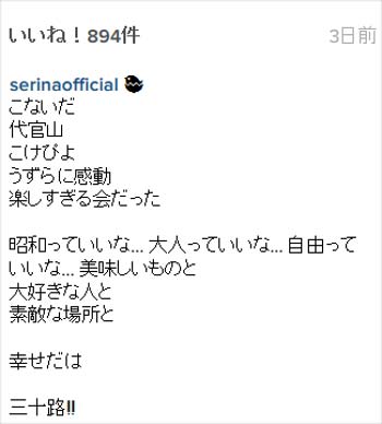 芹那 焼き鳥意味深