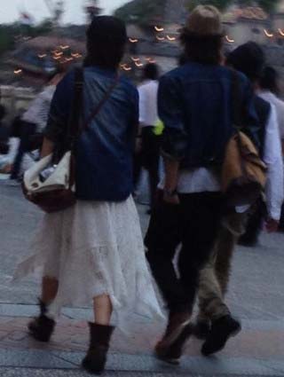 Hey! Say! JUMP八乙女光 本田翼 ディズニーランドツーショット写真