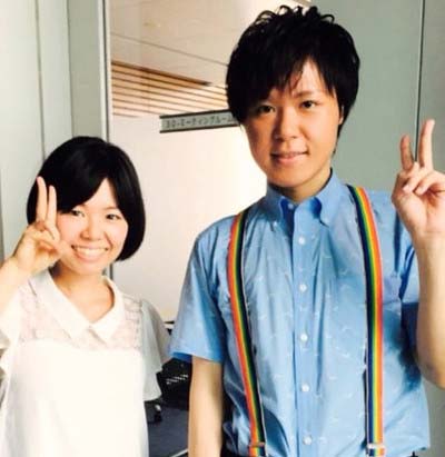 細山貴嶺と宇野なおみツーショット写真