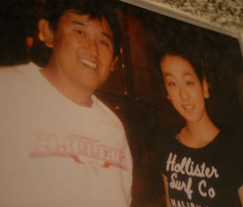 浅田真央選手と父親の敏治さん