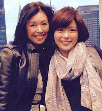 阿部知代アナと中野美奈子アナのツーショット写真