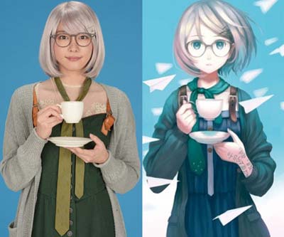 実写ドラマ『掟上今日子の備忘録』での新垣結衣のビジュアルと原作比較