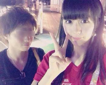 土生瑞穂と彼氏のツーショット写真1枚目