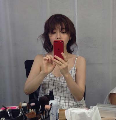 柴田淳の自撮り写真