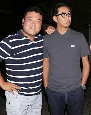 『フライデー』の直撃取材を受けたおぎやはぎ矢作兼とアンタッチャブル山崎弘也