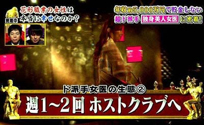 女医の脇坂英理子がホストクラブに行く回数