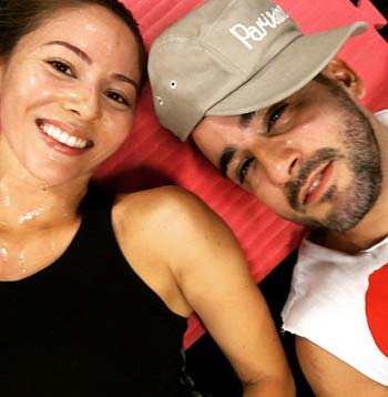 道端ジェシカとジュアン・ラバナルのツーショット写真2枚目