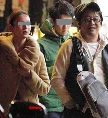 坂上忍と彼女(土肥美緒)のツーショット