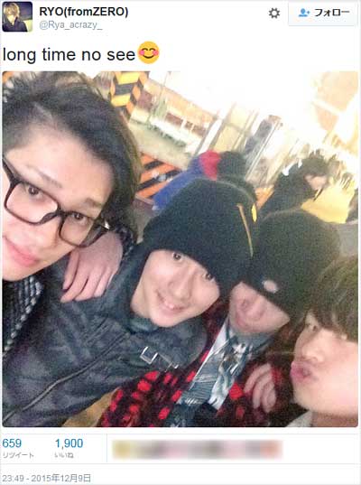 元Hey! Say! JUMP森本龍太郎の新グループZEROのメンバー写真1枚目