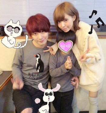 SEKAI NO OWARIのFukase、益若つばさ、りおんくんの写真