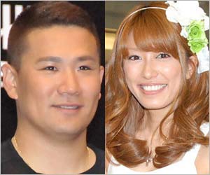 田中将大投手と妻の里田まい