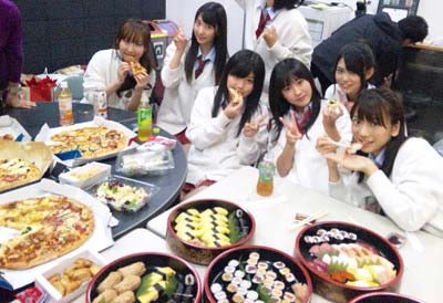 AKB48の豪華なケータリング食事2枚目