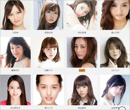 第21回 東京ガールズコレクション 2015 AUTUMN/WINTER出演モデル