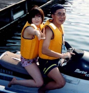 桂文枝と紫艶のツーショット写真