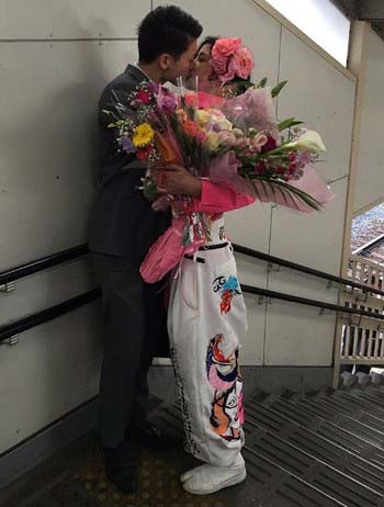 ハコイリムスメ樋井紅陽と彼氏のキス写真