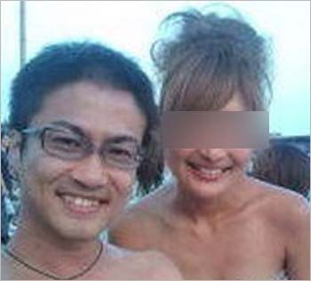 ネット上に流出している乙武洋匡の不倫交際相手?とのツーショット写真1枚目