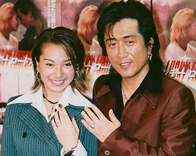 高橋ジョージと三船美佳が結婚した当時のツーショット写真