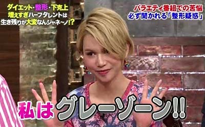 水沢アリーが整形疑惑に対してグレーゾーン発言をした場面