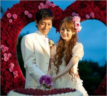 上原さくらと青山光司の結婚式