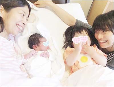 三倉佳奈の長男と長女&姉の茉奈