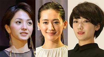 満島ひかり、綾瀬はるか、波瑠