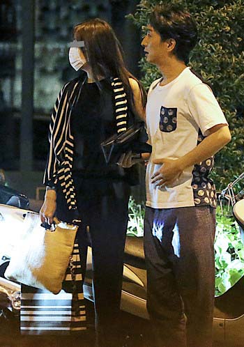 中村七之助と北川景子似の美女のフライデーツーショット写真