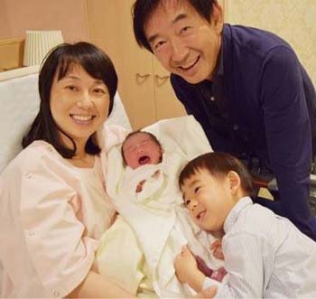 石田純一と東尾理子、理汰郎、青葉