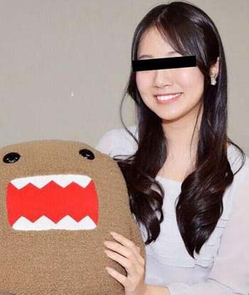 『週刊新潮』に掲載されているNHK室蘭のデートクラブ会員登録アナウンサー写真