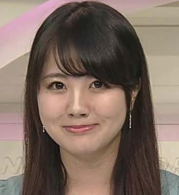 NHK室蘭の山﨑友里江（アップ）