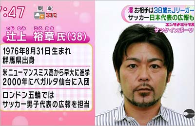 澤穂希の夫・辻上裕章