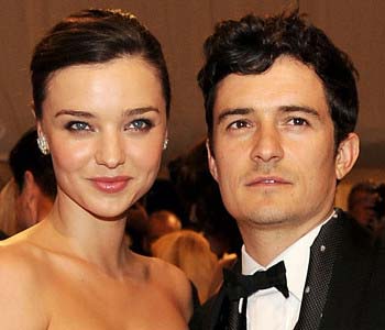 ミランダ・カーとオーランド・ブルーム