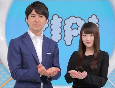 『ZIP!』総合司会の桝太一アナウンサーと北乃きい